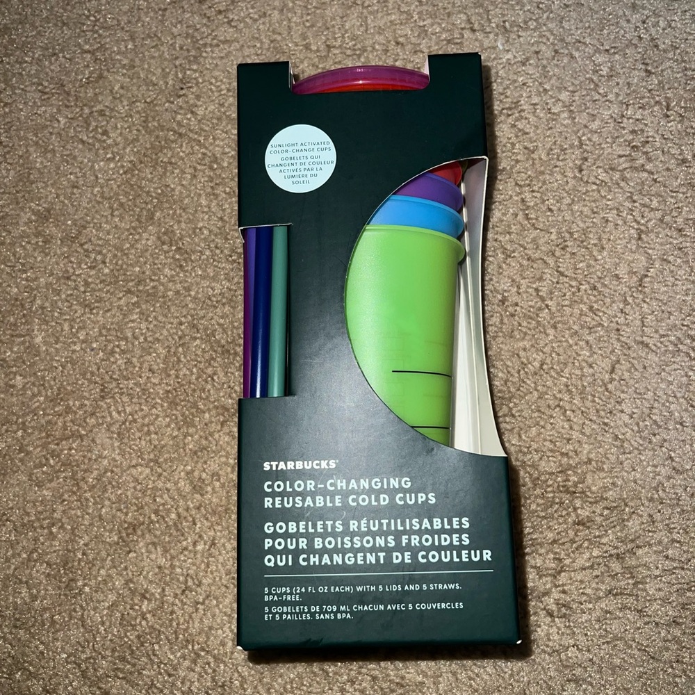 Starbucks Color-Changing Reusable Cold Cups